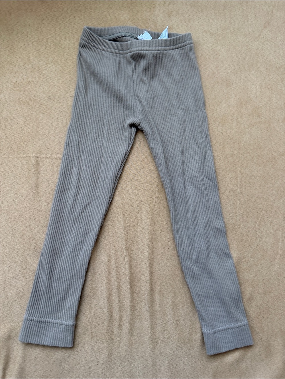 Jamie Kay Ribbed Leggings - Taupe Brown